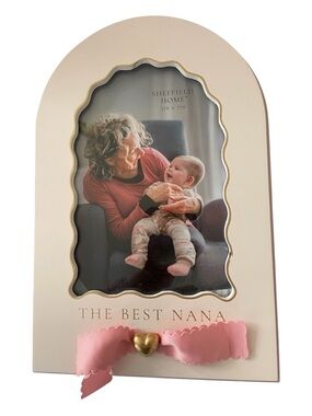 The Best Nana Pink Arch Photo Frame - Fits 5 x 7 - Sheffield Home